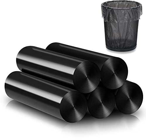 PROUSKY Small Bin Bags,5L Bin Liners 150 Counts Garbage Bags, Small Garbage Bags for Office, Kitchen,Bedroom