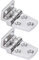 9Tong Schwerlast Boots Scharnier Kabinett Deck Kabinett Bootsscharnier Stahl Hochglanzpolierte Marine Scharnierluke versetzte kurze Seite SUS316 1.51 inch x 2.12 inch 2pcs