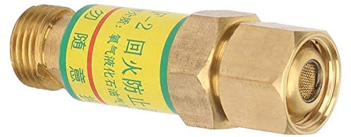 TANGJIANCHENG Sauerstoff/Acetylen-Rückschlagventil Rückschlagsicherung Schweiß- / Schneidbrenner Flamme Buster M16 * 1.5 (Voltage : Oxygen)