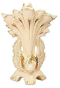 Vasen Vase Pfau Blumenarrangement hochwertige Wohnzimmer Keramik getrocknete Blume kreative Dekoration goldene Pflanze Deko