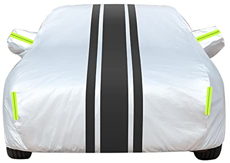 Gaoxianglin Autoabdeckung für 𝖵𝖶 Polo(2019-2022) Car Cover,Abdeckplane Auto wasserdichte Autoabdeckung,Sonnenschutz-Autoabdeckung,Outdoor-Allwetterschutz-Autoabdeckung(Color:BS)
