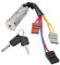 Konuooer neiman pour 106 405 AX II Saxo ZX Contacteur de Démarrage avec Double de Clés,Serrure Antivol de Direction 416292 4162.92