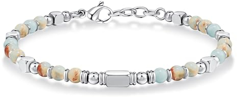 Boho Armband Damen, Natürliches Steine Armbänder für Frauen Party Weihnachten Geburtstag Jubiläum Abschluss Valentinstag Muttertag