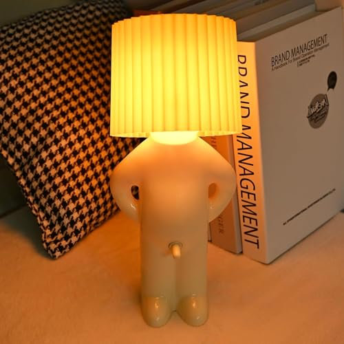 Turn That D*Ck Switch On Bedside Lamp Funny Gifts Creative Table Lamp White Elephant Gifts for Adults Marvel Gadget Gifts for Friend Funny Gifts Men (Yellow)