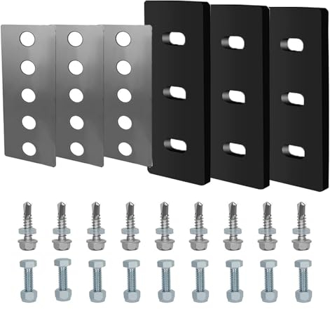 GVRGO 1/10.2 cm Schneefräse Laufrad Umbausatz, wiederverwendbares rostbeständiges 3-teiliges Gummilippe und Metallblatt Schneefräse Universal zum Nachrüsten von 2-stufigen Maschinen