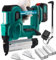 JOVANT Brad Nailer, Electric Nail Gun with 2240pcs 18 GA Nails/Staples, 2 in 1 Nail Gun Battery Powered with 20V 1 * 4.0A Battery for Home Improvement & Woodworking