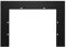 Dreamflame Electric Fireplace Trim Kit for 30inch Fireplace Electric Inserts, Metal Construction Plates, Black-B09R1XMZ4X