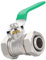 1PCS 3/4 Brass Ball Valve Air line Fitting for 3/4 Inch Tubing Compatible with Garage Compressed Air Piping System, Compressor Accessories for Shop Air Line Kit