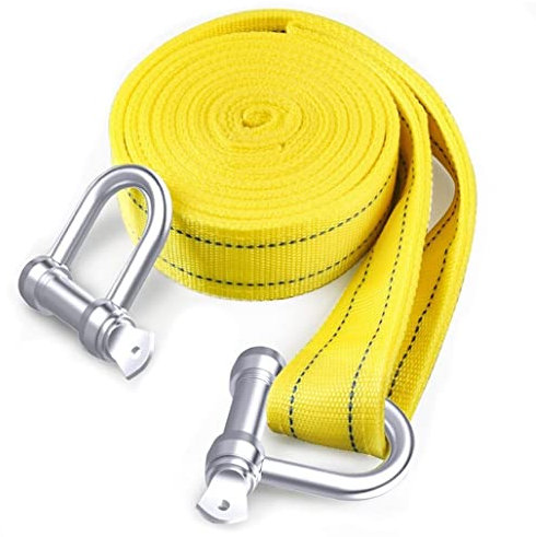 ZoRHac Abschleppseil, Windenseil, Hochleistungs-Bergegurt, Seilwinde, Baumschutzgurt, Notfall-Abschleppzubehör for Offroader/6T/5M(5T,3 Meters)