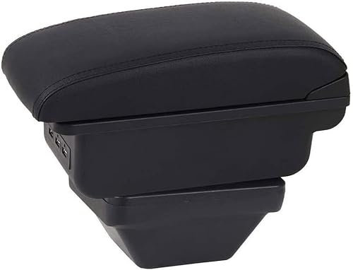 ZanLIn Auto Mittelkonsole Armlehnen für Mg Zs 2017 2018 2019 2020, Armlehnen Aufbewahrungsbox Mittelkonsole Doppelschicht Armlehne Box Staufach