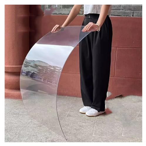 Wetterbeständige Polycarbonat-Dachbahn für Carports und Garagen, anpassbar und langlebig, 1 mm x 8 m, 3 x 26 cm