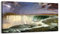 hyidecorart Vintage Leinwand Bilder, 50x100 cm Groß Wandbilder Wohnzimmer Regenbogen über dem Wasserfall Bild Aesthetic, Landscape Wanddeko Schlafzimmer Gemälde Badezimmer Kunst Büro Zimmer Esszimmer
