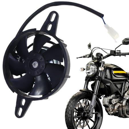 Refroidisseur d'huile de moto, ventilateur de radiateur de moto - Ventilateur thermique électrique,Remplacement de moteur de ventilateur de refroidissement électrique de ventilateur de radiateur 12V D