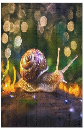 1000-teiliges Puzzle Für Erwachsene, Schnecken -Puzzle, Dekompressionsspiel, Spielzeugpuzzles, Geburtstagsgeschenke （78×53cm）