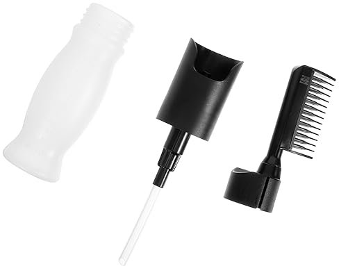FRCOLOR Flasche Haarfärbemittel Sirup Haaröl-applikatorflasche Düsen Haaransatz Sprühen Färberei Shampoo Parfüm Soße Ölen Pumpe Würze Spender Ölflasche Für Haare Wieder Auffüllbar Plastik