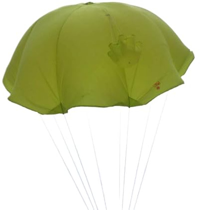 25-30 kg Modellflugzeug Nylon Parachute Ejektionsschirme mit Lanyard Kompatibel mit UAV-Drohnen-Landungsschutz im Freien, der mit FPV-Drohnen kompatibel ist(25-30 KG Orange)