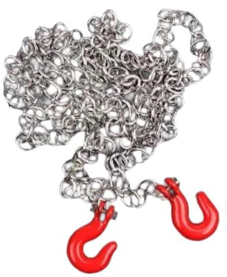 RC Tow Hook Chain for 1/12 Off Road Model Crawler Universal Metal Decoration Accessory