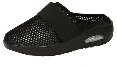 HAOLEI Ciabatte Sneakers Donna Slip On Ultra Leggere Pantofole Comode con Rete Quattro Stagioni Estive Offerte Sandali Comfort Interno Esterno Traspiranti con Suola Rialzata Antiscivolo