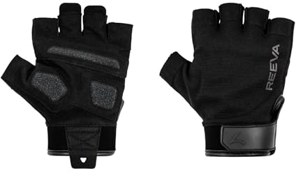 Reeva Fitness Handschuhe – Trainingshandschuhe Größe S, Sporthandschuhe Schwarz für Fitness, Krafttraining & Gewichtheben
