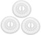 KONTONTY 3pcs Portable Washing Machine Cover Durable Material Sink Strainer Cap for Kitchen Bathroom Drain Protection Easy Install Remove Efficient Washing Dehydration