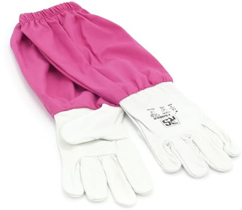 LYSON Imkerhandschuhe Handschuhe Imkerhandschuhe Leder Imkereibedarf Stichfeste Bienen Imker Imkerei Zubehör Gartenhandschuhe Größe S (8)