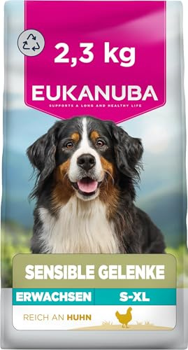 Eukanuba Sensitive Joints Trockenfutter für Hunde mit Huhn, 2,3 kg | Special Care | Trockenfutter | für Hunde mit empfindlichen Gelenken | zur Unterstützung der Mobilität