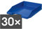 HAN 1027-X Briefablage KLASSIK, DIN A4/C4, stapelbar, stabil, modern (30er Set, blau)