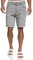 Indicode Herren Lonar Jeans Shorts mit 5 Taschen | Herrenshorts Used Look für Männer Lt Grey, S