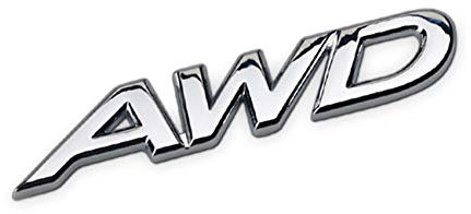 Dsycar 3D Metall AWD Logo Emblem Heckklappe Seite Aufkleber Abzeichen Auto Aufkleber (#2)
