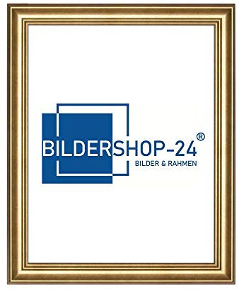 Bilderrahmen Barockrahmen Nepal 25x70cm (PUZZLEFORMAT) Blattgold