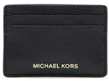 Michael Kors porta carte di credito Jet Set, Black