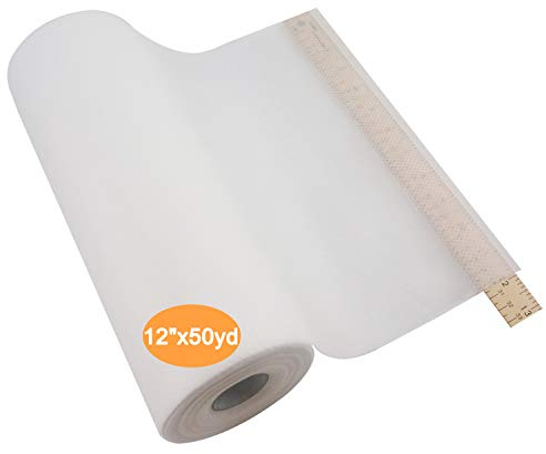 New brothread No Show Mesh (Unsichtbare Masche) Maschinen Stickvlies 12x50Yd (30cmx46M) Rolle - Leicht Gewicht 50gm (1.8oz) - Schneiden Sie in Verschiedenen Größen für Maschinensticken und Handnähen