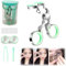 Contact Lens Applicator Tool,Color Contact Lenses Wearing Aids,Contacts Lens Helper,Eye Contact Removal Tweezers,Eye Opener with Contact Lens Case,Contact Lenses Remover and Insertion Tool (Green)