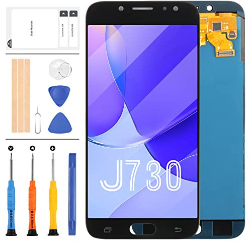 Pantalla TFT para Samsung Galaxy J7 Pro 2017 J730 J730F/DS J730G/DS J730GM/DS Pantalla LCD de Repuesto para digitalizador de de Montaje de Vidrio Kit de Piezas (no Original AMOLED)