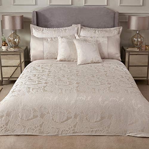 Emma Barclay Duchess Bettdecke für Kingsize-Bett, 100% Polyester, cremefarben
