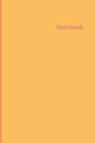 Peach Notebook: College Ruled Notebook / 100 Pages Lined Sheets / Writing Journal, Home School Supplies for College Students or K-12 / 6” x 9” Peach