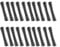 MiOYOOW 20Pcs Bike Brake Shift Line Cable Sleeve, Bicycle Frame Protector Pipe Guides Protection Cover for Shifter Brake Cable