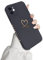 Newseego Case Compatible with iPhone 11, Cute Gold Love-Heart Pattern Design Soft Liquid Silicone iPhone 11 Case All-inclusive Lens Shockproof Protective Small Hearts on Side iPhone 11 Case-Black