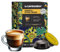 ARABICA EXTRA CREAM coffee, refined (192 Pods) compatible with Lavazza A Modo Mio, 12 Boxes of 16 Pods, 100% Arabica, soft and aromatic taste, velvety crema (La Capsuleria)