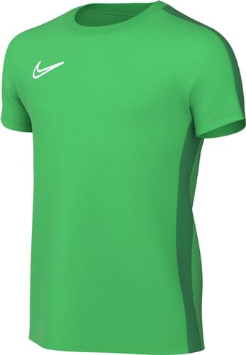 Nike Unisex Kinder Y Nk Df Acd23 Short-Sleeve Soccer Top, Green Spark/Lucky Green/White, 152 EU