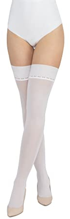 LORES Opachi 60 DEN Calze autoreggenti Alta Collant sopra il ginocchio Sexy Calze Silicone