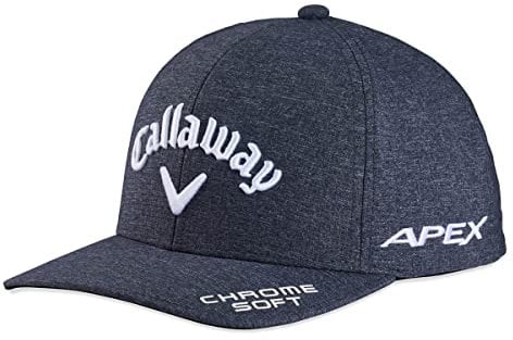 Callaway Herren TA Performance Pro Tour 23 Cap, Schwarz meliert, XL