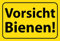 Blechschild 20x30cm gewölbt Vorsicht Bienen Honig Imker Deko Geschenk Schild