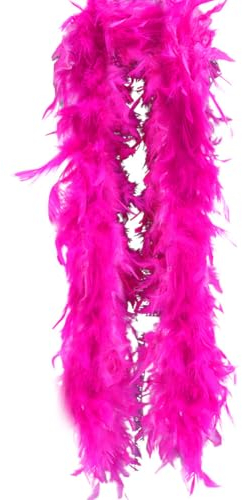 Federboa Weihnachtsboa, 200CM Flauschige Federboa Feder Schal Verkleidung Einfarbig Flauschige Girlande für Damen Kinder Karneval Fasching Stola Kostüm Hochzeitsdekoration, Heimdekoration,Rose