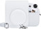 MUZIRI KINOKOO Housse Instax Mini 12 - Cuir PU Étui de Protection pour Fuji Instax Mini 12 Appareil Photo - avec Pochette Photo Stocker des Films ou Photos - Bandoulière Réglable - Blanc