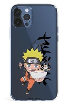 Official Naruto Baby Ramen iPhone 12 Pro MAX Case to Protect Your Mobile Phone Case in Transparent Flexible Silicone with Official License