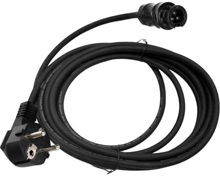 Jadeshay Câble AC 5 m, Cordon d'alimentation AC avec Connecteur Batteri BC01 Femelle et Prise Schuko, Câble d'alimentation Micro Onduleur, pour Micro-Onduleur Deye
