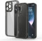 Honeyview Colored Clear Case for iPhone 13 Pro with Matte Border, Built-in Camera Lens Protector, Non-Yellowing, Shockproof, Armour Phone Cover for Apple iPhone 13 Pro 5G - Black