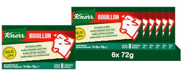 KNORR Brodo Manzo Halal Dadi (6 Pezzi (6 x 8 x 9g))