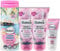 Balea 4er-Set Körperpflege: Duschgel SUMMER PARADISE duftet sommerlich nach Kokos & Frangipani (300 ml) + 2 x Bodylotion LIFE IS A FAIRYTALE (2 x 200 ml) + Gesichtscreme BEAUTY EXPERT (50 ml), 750 ml